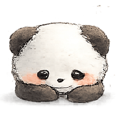 Real cute panda says I'm sorry.