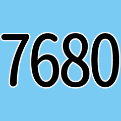 Numbers 7680-7719