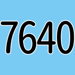 Numbers 7640-7679