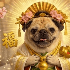 The Pug God, Hitohira-ten, Has Descended