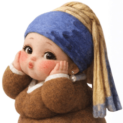 名畫女孩日常・膨脹微胖系（無字）