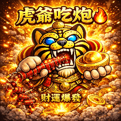 金虎爺遶境吃炮｜開運祝福必收