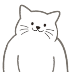 Cat stickers with polite language