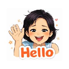 Happy Girl Love Dairy