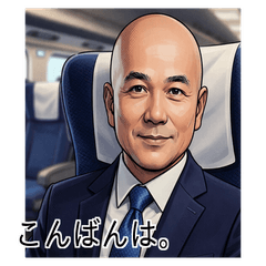 The Cool Gentleman on the Shinkansen
