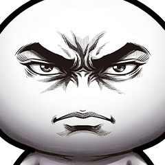 劇画風まんまるくん