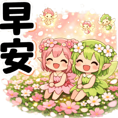 精靈可愛-實用日常貼圖