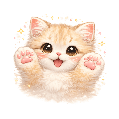 cute & gentle daily cat stickers