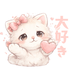 Fluffy Cats in Love2