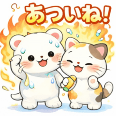 Fluffy Kitten Daily Cute Stickers