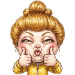 可愛的金勾錐：社畜魔性觀察錄 無字大貼圖