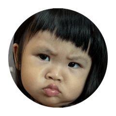 噗哩妹妹的厭世臉