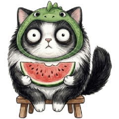 呆萌恐龍喵：群組社交篇 (無字版)