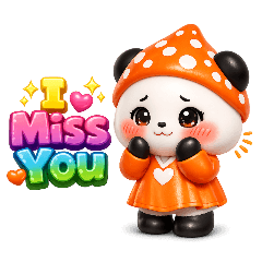 Adorable Chatty Panda Stickers