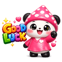 Kawaii Panda Daily Greetings