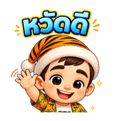 Baby Tiger cute Daily Mood Stickers