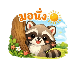 Raccoon so cute@