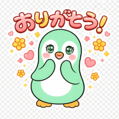Soft and Cute Penguin Stickers
