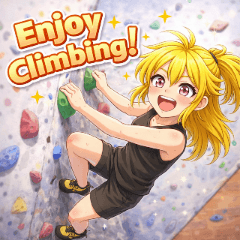 Climbing Girl: Stickers for Climbers
