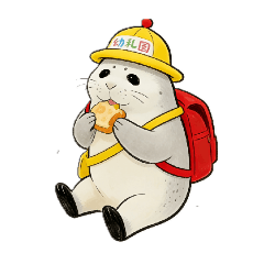 Ver: Seal baby go to kindergarten