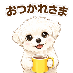 Cute Daily Maltipoo Stickers