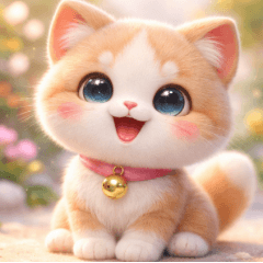 Cute & Expressive Cat Stickers 001