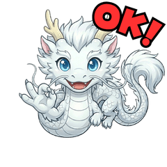 Gentle Dragon God Stamp