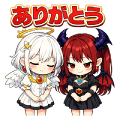 Tiny Angel & Devil Stickers Vol.2