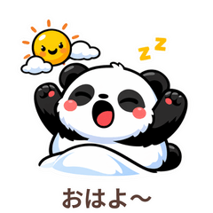 RelaxingPanda: Healing Stickers
