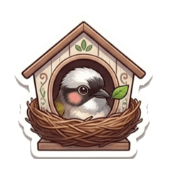 白頭翁之我家有隻小阿飛-極度療癒