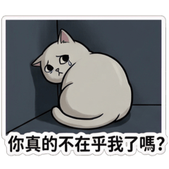 《優雅發瘋：情緒大師白貓》