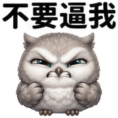 QQ灰仔貓頭鷹☆不要逼我