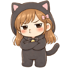 Cute little cat, chibi style (No Text)