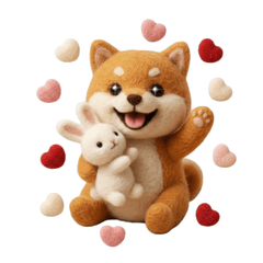 Wiki & 他的兔子玩偶 : 羊毛氈日常