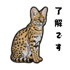 Serval Cat stamps