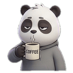 厭世主題系列-貓熊(3D)