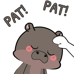 Baby Hippo 10 : Animated Stickers