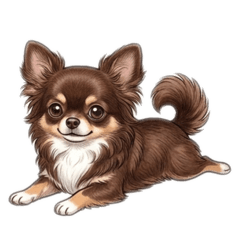 Chihuahua BFF♪( ´θ`)ノ(brown)