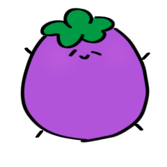eggplant`s sticker