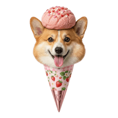 Ice Cream Corgi