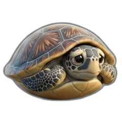 海龜 Emo 的日常篇