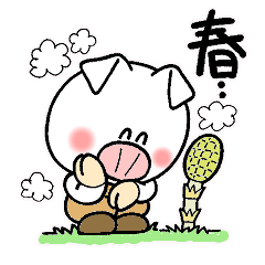 The piglet's seasonal scenes