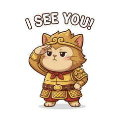 大聖貓3 英文 English 大貼圖