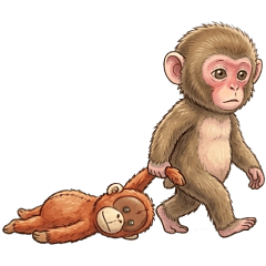 ★小猴子與他的玩偶2 (大貼圖)★