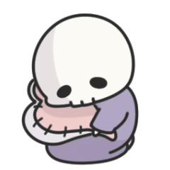 Honekage the Skull Stickers4(Tired)