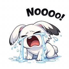 Cheeky Bunny Stickers