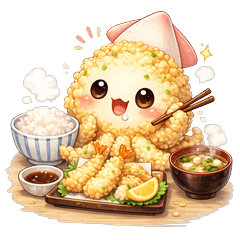 Mogu Mogu Tempura Squid