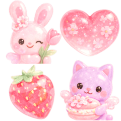 Cute plump sticker Sticker06