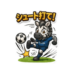 soccer zebra