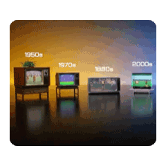 彩色電視動態貼圖.